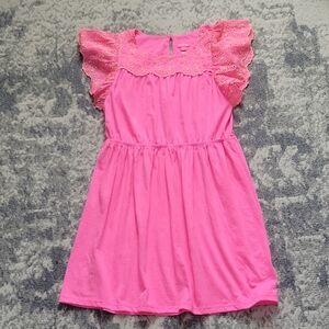 Lilly Pulitzer Pink Ruffled Smocked Sundress